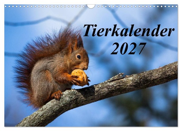 "Calendar 2027 · US Version · Animal Calendar 2027 (Wall Calendar 2027 17\" × 12\""-image