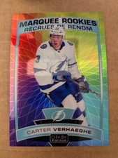 2019-20 O-Pee-Chee Platinum Marquee Rookies Carter Verhaeghe #155 Rainbow Wheel