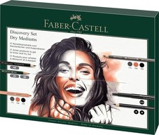 FABER-CASTELL drawing Discovery Set  Dry mediums 17 Pcs Set