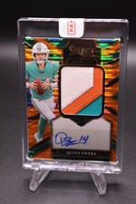 2025 Select - Quinn Ewers Jumbo Rookie Signature Swatches FOTL Orange /45