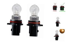 2Pcs PS13W P13W 12277 12V 13W 4300K Yellow Car Clear Glass Bulbs Auto