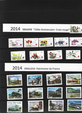 timbres France autoadhésifs oblitérés