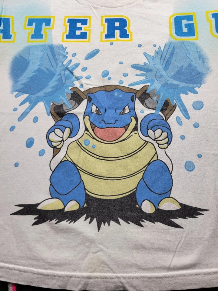 Camiseta Nintendo Pokemon Blastoise 1999 Vintage Talla Juvenil Grande Foto 2 de 4