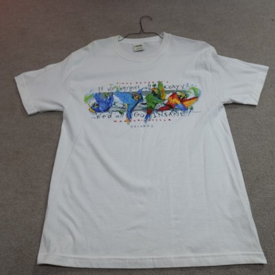 Vintage Margaritaville Shirt Large White Double Sided Orlando Florida 2003