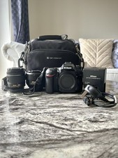 Nikon D7100 Digital SLR Camera Body 24MP Black With 2 Lenses and Camera Bag