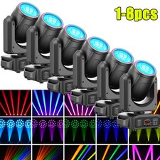 8x 200W LED 18Prism Moving Head Light Beam Stage DMX Spot Disco Party Lighting