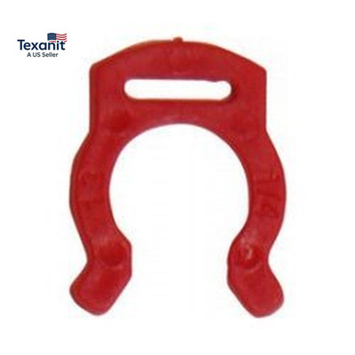 Acetal Copolymer Tube Fitting Locking Clip for 1/4'' Tube OD (PIC1808R) (Pack of