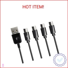 CERRXIAN USB Type C Splitter Charging Cable,1ft 4 in 1 Multi Charging Cable, USB