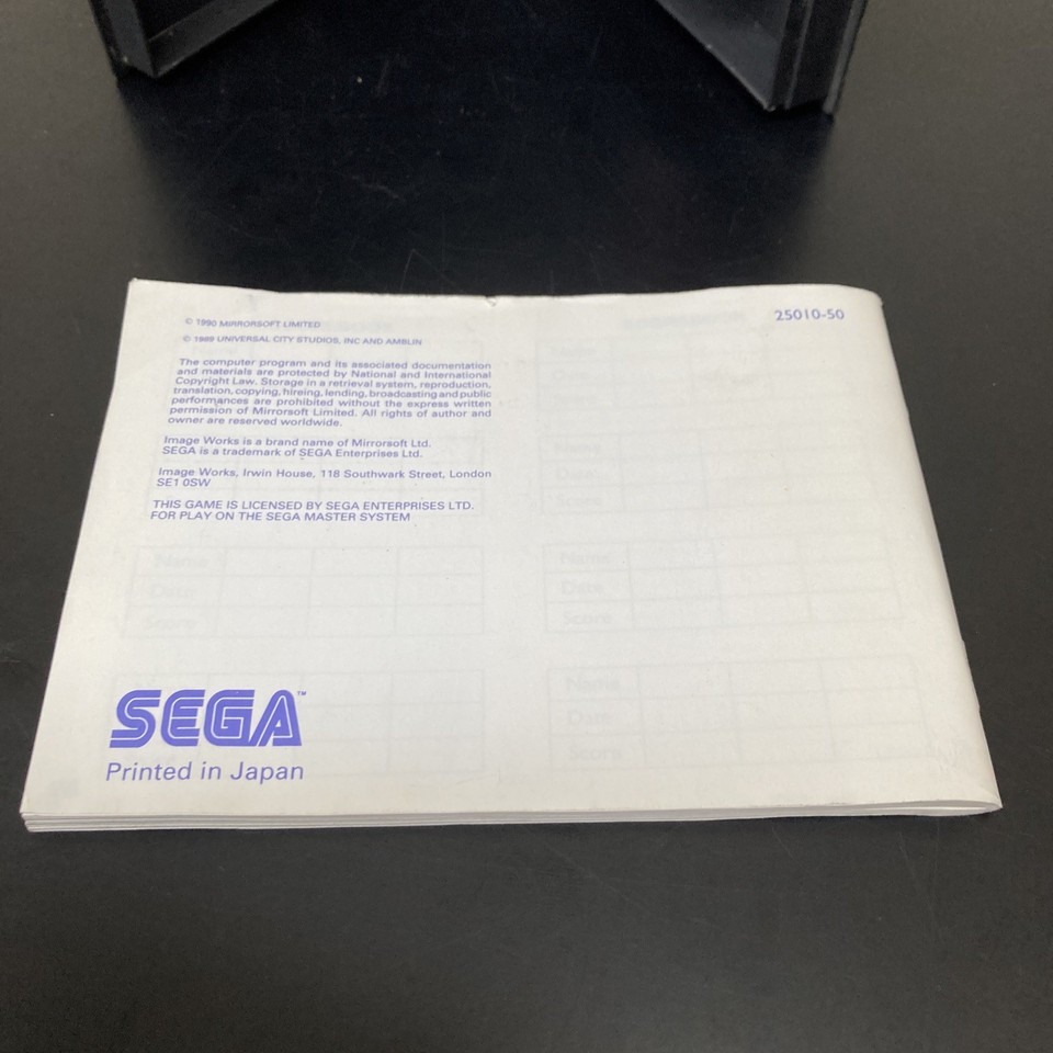Back to the Future Part III (3), Sega Master Sy.. | Köp på Tradera