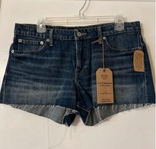 Lucky Brand Women's Blue Denim Cut-Off Shorts Size 10/30