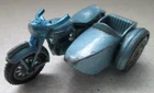 vintage diecast Lesney Moko Triumph T110 Motorcycle Sidecar 1960s VGC No 4