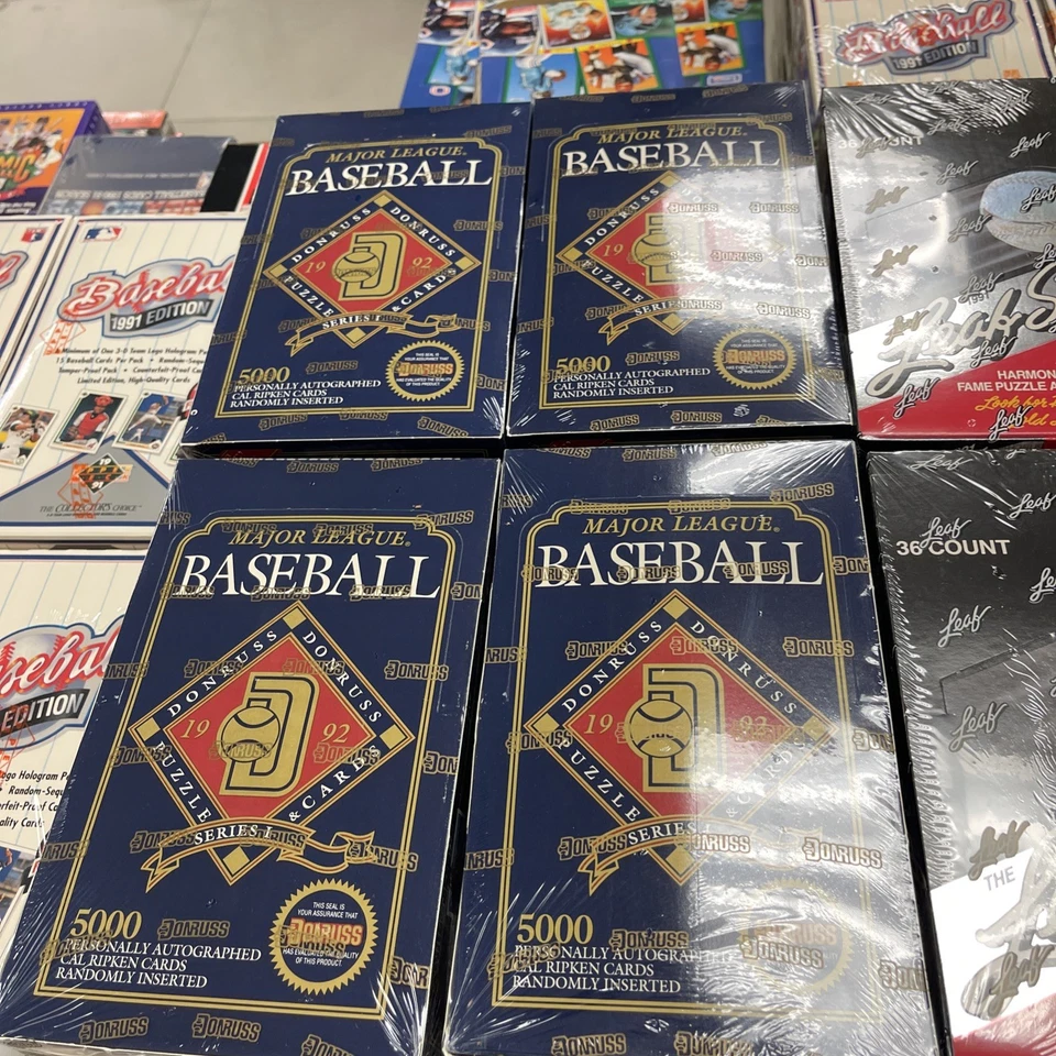 Caixa lacrada de fábrica de beisebol Donruss Series 1 1992 - Imagem 2 de 3