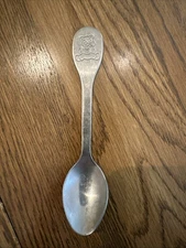 Vintage Tommee Tippee Stainless Baby Spoon With Rare Care Bear