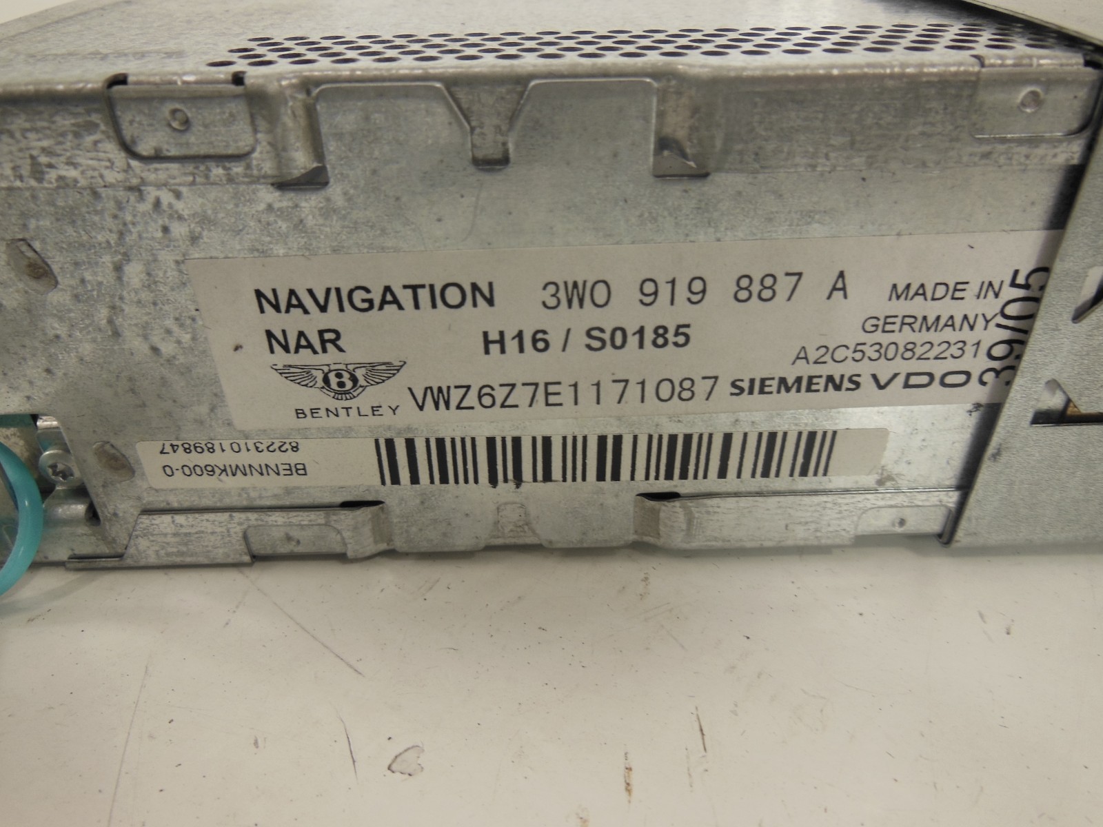 2006 06 Bentley Continental Flying Spur Navigation Navi CD Reader Player OEM