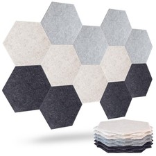 Acoustic Panels, Magrowill Large Hexagon, 01-Camel/ Light Gray/ Dark Gray