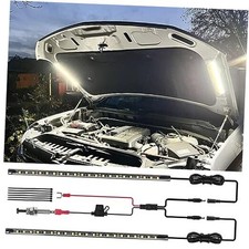 2-in-1 Under Hood LED Light Kit, Waterproof 12V Car LED Light Bar Car 2-IN-1
