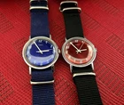 2 Vintage Timex Mercury Mechanical Watch Lot Working Condition 35mm Men's