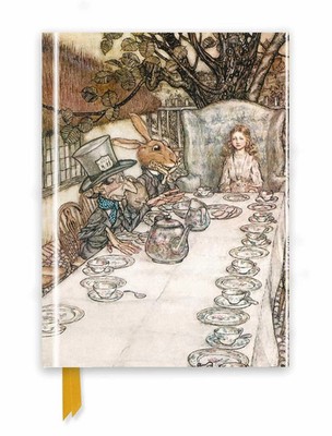 Flame Tree Publishing | Rackham: Alice in Wonderland Tea Party (Foiled Journal)