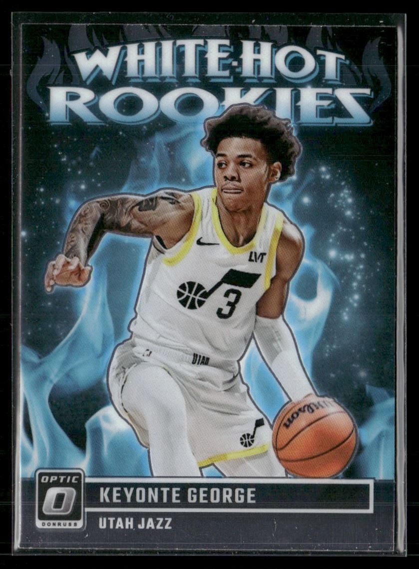 Keyonte George Rookie 2023-24 Donruss Optic White Hot Rookies Utah Jazz #12