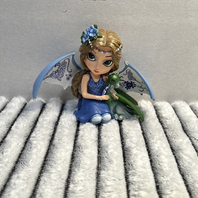 Lifelong Journey Blue Willow Fairy with Dragon Figurine Jasmine Becket-Griffith