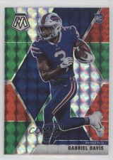 2020 Panini Mosaic Rookies Choice Red and Green Prizm Gabriel Davis #239 0rz0