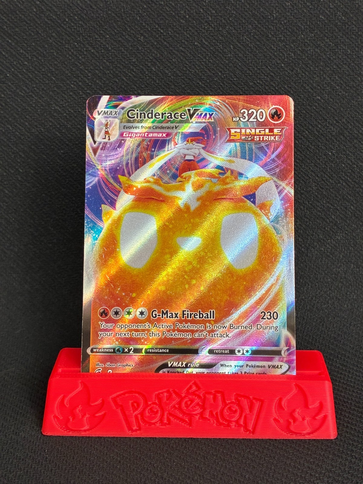 Cinderace VMAX Ultra Rare SWSH08: Fusion Strike 045/264 (NM)