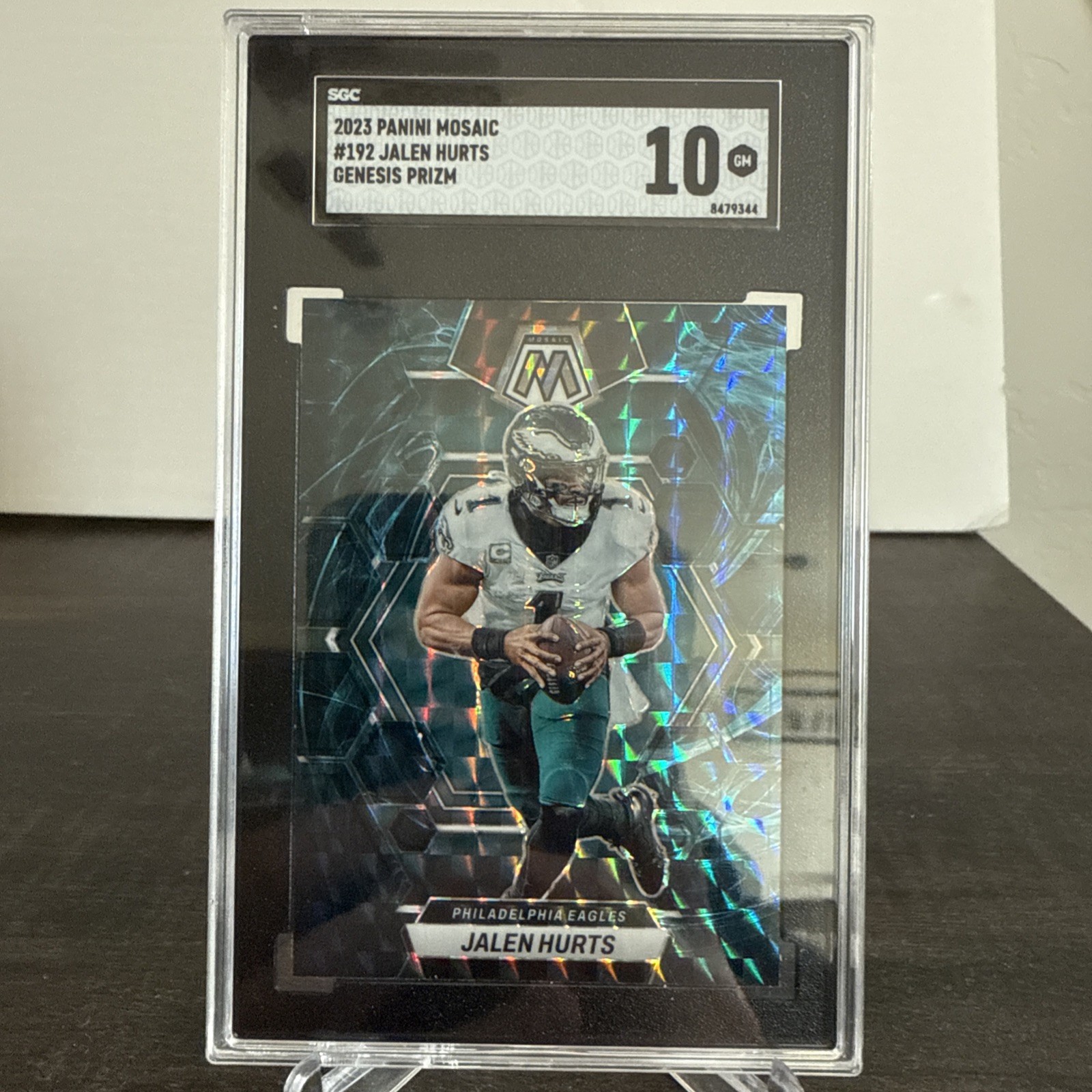 2023 Panini Mosaic Jalen Hurts #192 Genesis Mosaic Prizm Philadelphia Eagles SSP