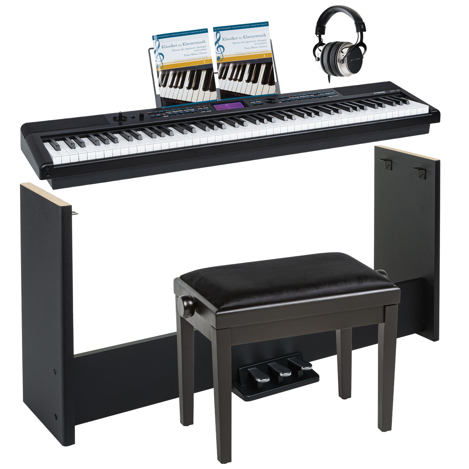 Fame SP-5 Stage Piano Set 88 Tasten Hammermechanik inkl Stnder Kopfhrer 121390₽
