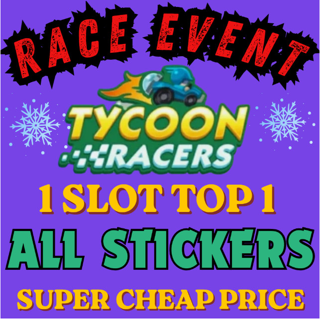 MOGO Stickers RACE/ALL 1-6⭐ Avaiable) For Monopoly Go|SUPER FAST DELIVERY / 24/7