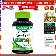 90 Organic Black Seed Oil Softgels 1250mg  Ancient Remedy for Modern Living