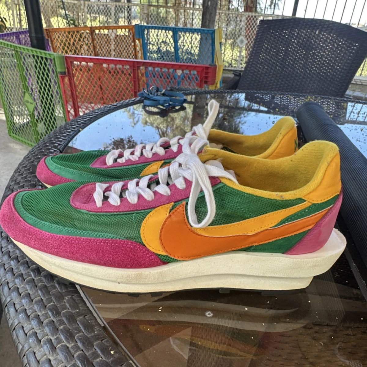 Nike sacai x LDWaffle Pine Green - огромный выбор по лучшим ценам