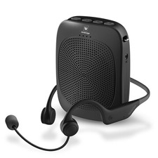 Bluetooth Voice Amplifier with Wireless Earhook Microphone,Wireless Microphon...