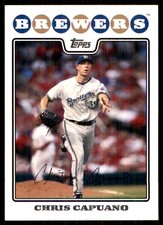 Chris Capuano 2008 Topps #347 Brewers MLB READ FREE SHIPPING AutographDen