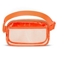 Clear Waist Pack for Running Fanny Pack for Women Men, Crossbody Belt Bag Bum...