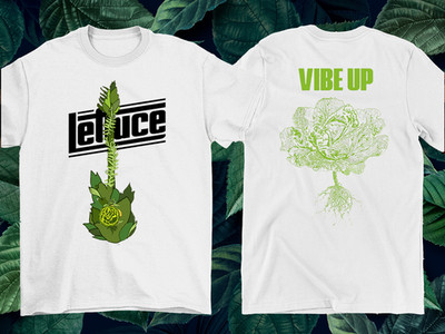 2 Sides Vibe Up Lettuce Band Shirt Classic White Unisex S-5XL 1V0425