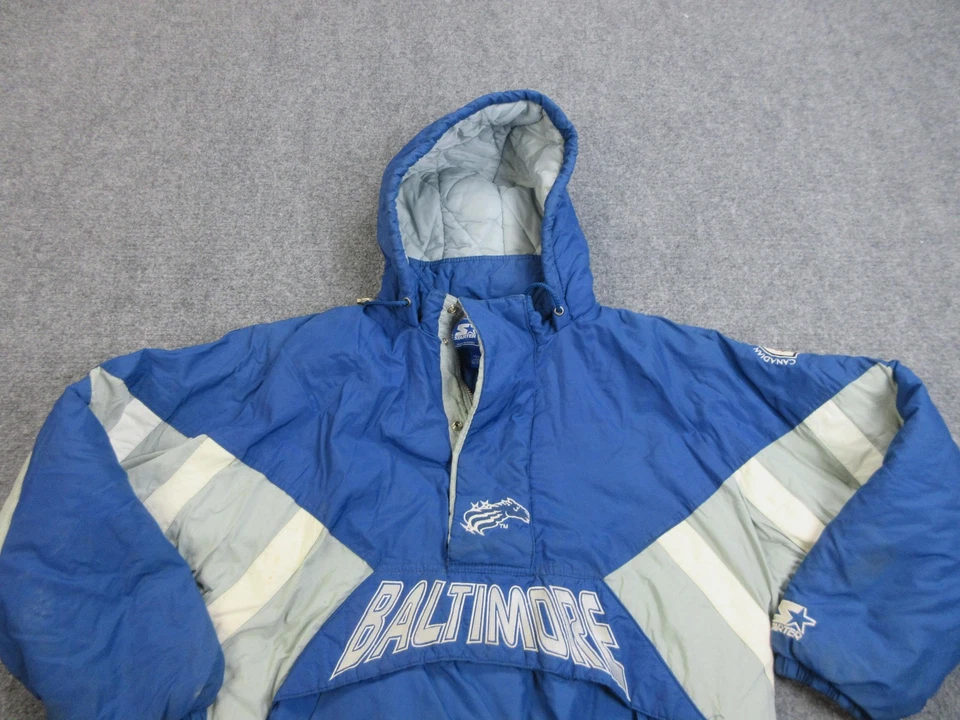 Vintage Baltimore CFL Jacket Mens Large Canadian Football League Starter 90s - Image 3 of 4