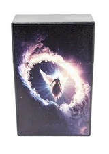 RYO Sky Angel Reg. King Size Push-N-Open Plastic Black Cigarette Case