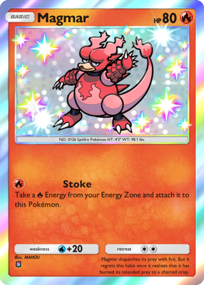 Pokemon Pocket TCG Card Game 1 Star Shiny Magmar Fantastical Parade DIGITAL Pokemon Pocket TCG Card Game 1 Star Shiny Magmar Fantastical Parade DIGITAL