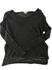 Helmut Lang Destroyed Bouche High Low Knit Oversized Pullover Sweater