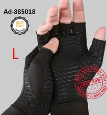 Copper Arthritis Compression Gloves Hand Support Pain Relief Joint Self Care