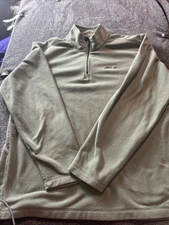 Eddie Bauer Sweater Mens XL Long Sleeve 1/4 Zip Pullover Casual Fleece