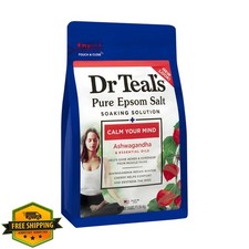 Dr Teal's Epsom Salt Soak Ashwagandha Essential Oils 3 lbs