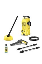 Kärcher K 2 Compact Home Pressure Washer 110 Bar Patio Cleaner Bundle