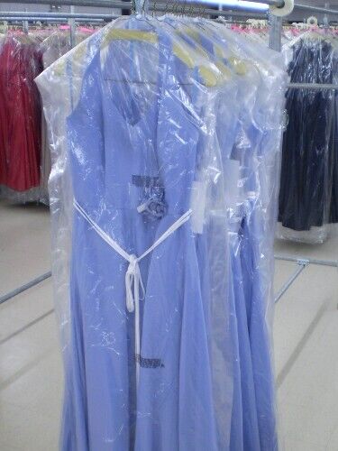 Lot of 3 Formal Bridesmaid Dresses Asst Sizes Periwinkle Blue Chiffon Style 425