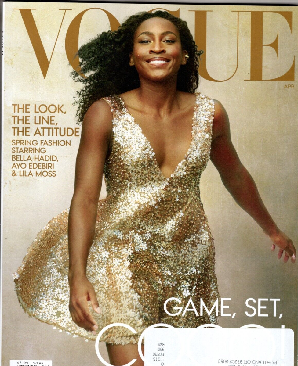 Coco Gauff Vogue Magazine April 2024 BELLA HADID AYO EDEBIRI LILA