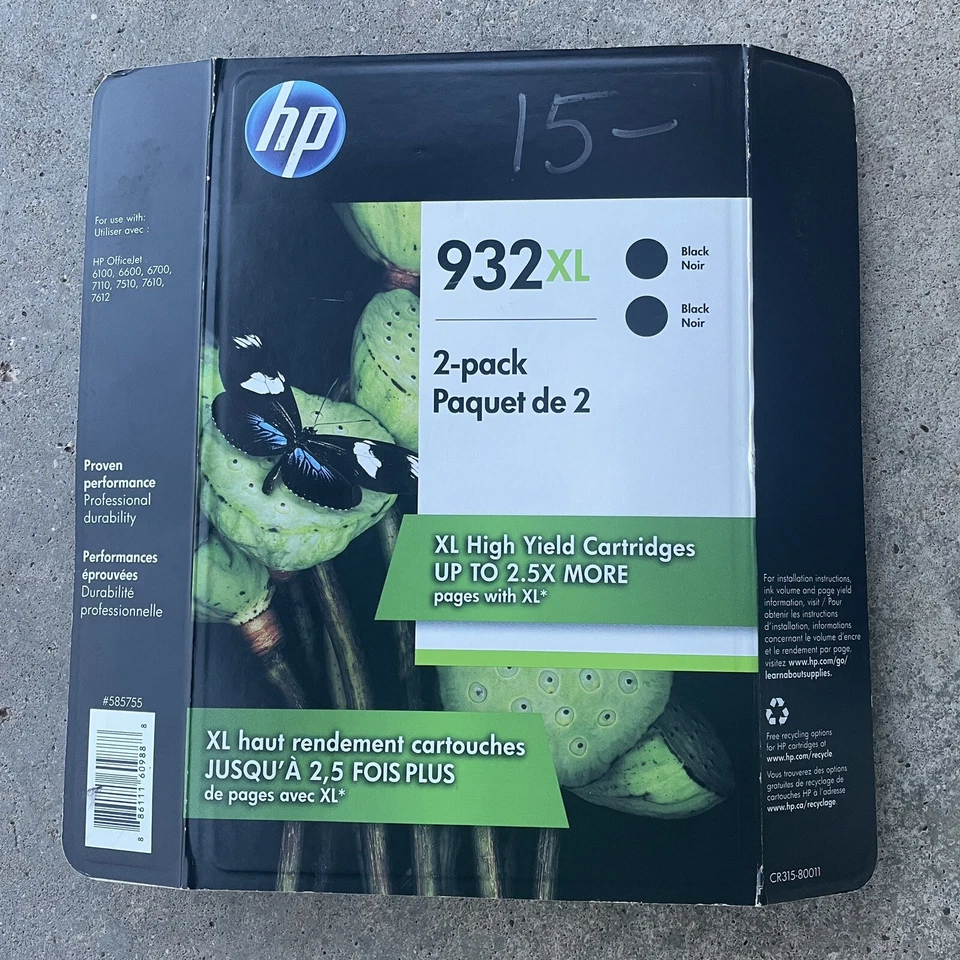 Original HP (2) 932XL 2er-Pack & (1) 933XL Gelb Cyan Magenta Tinte Neu im Karton Versiegelt Multi - Bild 2 von 4
