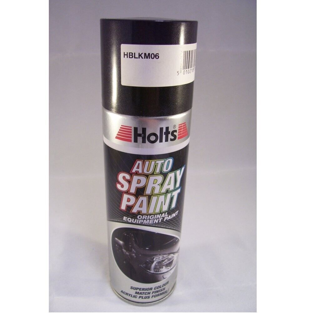 Holts Professional Car Black Metallic Spray Paint 300ml   HBLKM06