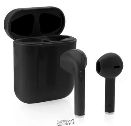 Airbuds Bluetooth 5.0 Earbuds with Case Mat Bundle Black eBay