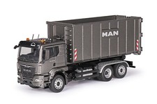 MAN TGS TN 26.510 MEILLER HOOK LIFT SKIP TRUCK LORRY 1:50 CONRAD (DEALER MODEL)
