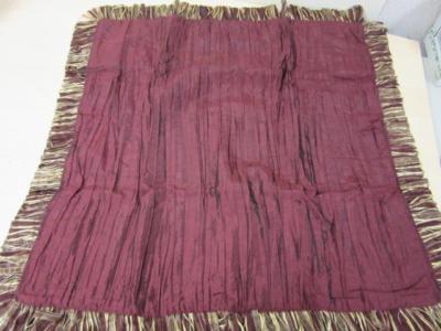 JCPenney Home Collection Burgundy w/Gold Trim Mansion Euro Sham 26'' X 26'' NEW!